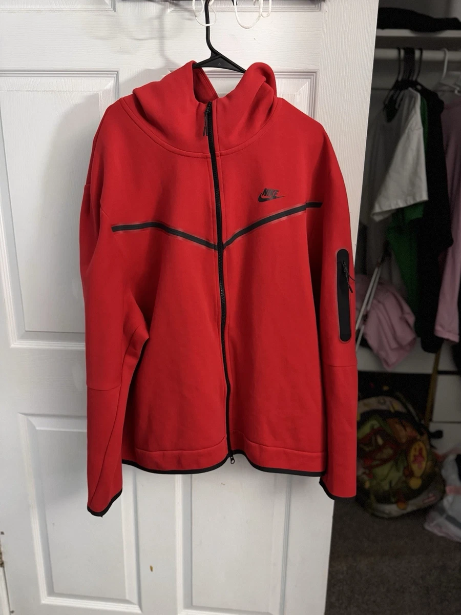 Preços baixos em Zíper inteiro manga longa Nike moletons para