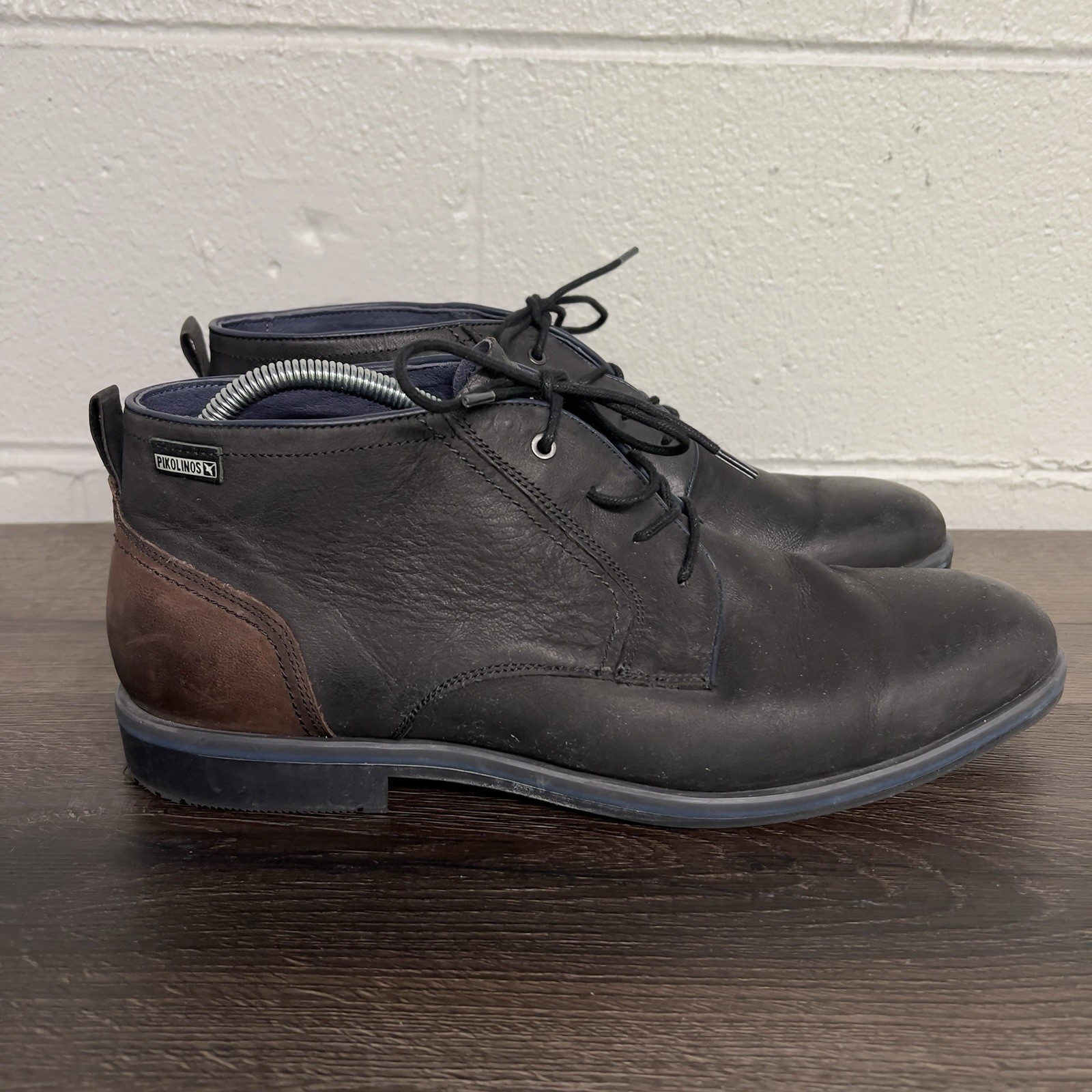 S Leon M4v 8081bfc1 Leather Boots Lace Up Ankle Size 45 /11 
