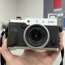 Fujifilm FinePix X30 12.0MP 4x Zoom Compact Digital Camera Silver - 95 NEW