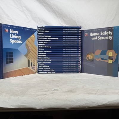 Vintage Time Life Home Repair And Improvement Set Of 24 Books Hard Cover Spiral