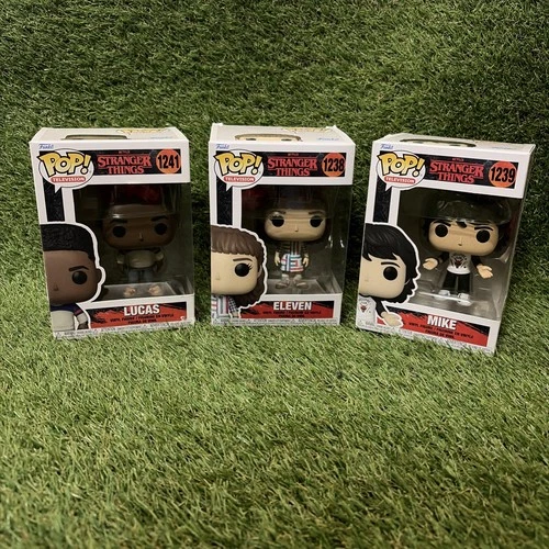 Funko Pop Stranger Things Lot Lucas 1241 Eleven 1238 Mike 1239
