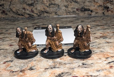 WOTC D D Dungeons  Dragons Miniatures - Zombie 40 - 3 Figures w/ Card