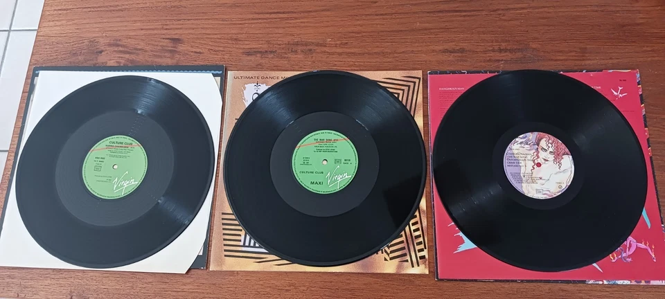 3 CULTURE CLUB 2 MAXI KARMA CHAMELEON THE WAR SONG 1 LP 33 Tours Vinyle - Photo 3/4