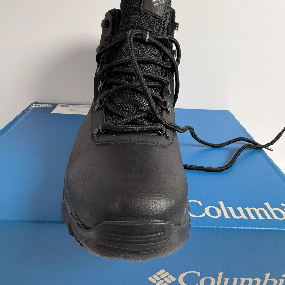 Columbia Botas Hombre 13 W Negras Newton Ridge Plus II Nuevas en Caja Anchas Impermeables Foto 3 de 4