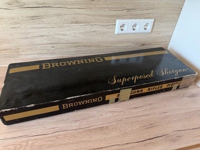 browning superposed shotgun BOX - NUR KARTON - TOP