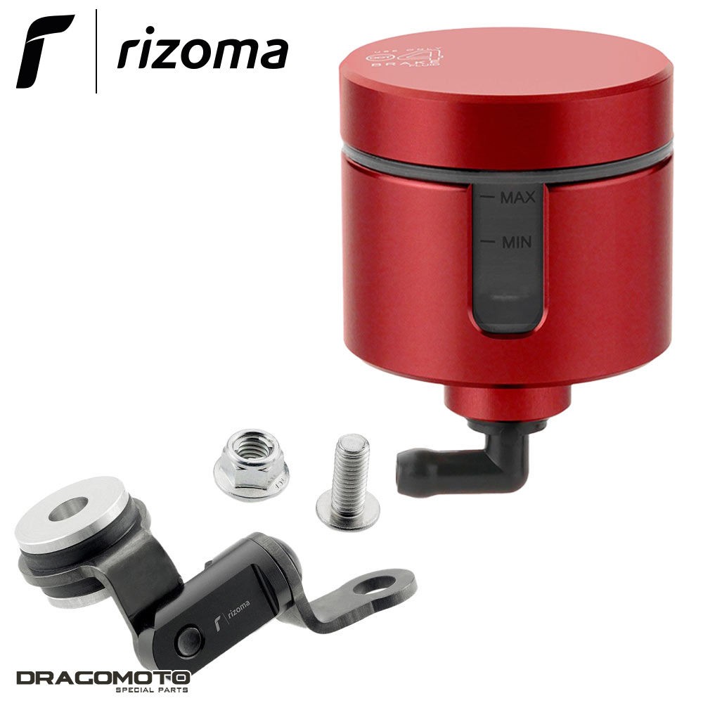 Bocal de liquide de frein Rizoma CT157R rouge pour KTM 1290 Super Duke R EVO