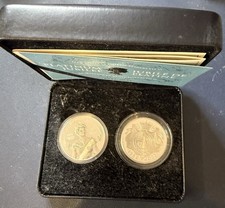 2022 Queen Elizabeth II Platinum Jubilee Silver 2 Coin Set Canada UK Royal 62.6