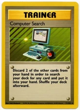 Pokemon - Base Set Computer Search 71/102 LP