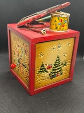 Vintage 1979 Enesco ABC Jack-in-the-Box Musical Box Toy