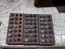 200DA Collet Set - Lot of 57, Mostly Kennametal Brand