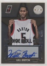 2012-13 Totally Certified Rookie Roll Call Gold 18/25 Will Barton #83 Auto l8x