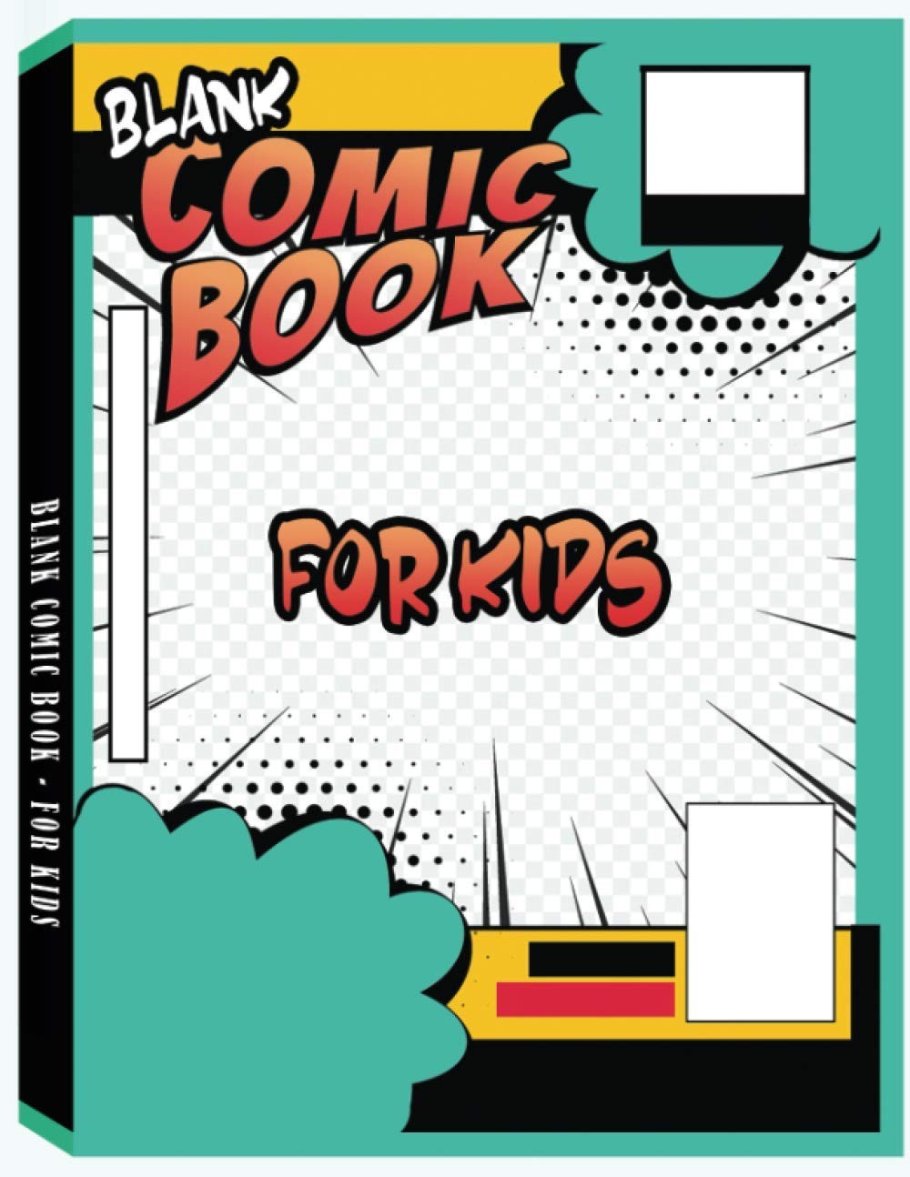 Blank Comic Book for Kids: Draw Your Own Comics – 8.5” x11” Sketchbook, V