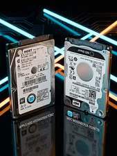 2x 500GB 2.5" SATA Hard Drives Lot – WD Black 7200RPM & HGST (Apple OEM) – Test