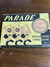 Vintage PARADE Educational Card Game