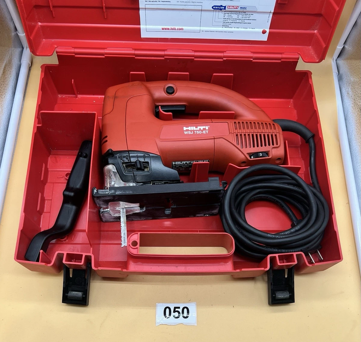 Scie Sauteuse Hilti WSJ 750 EB - Fonctionnelle, D'occasion