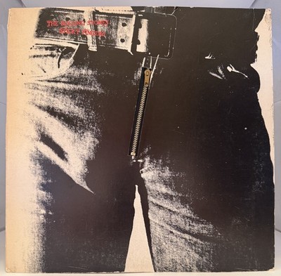 Rolling Stones Sticky Fingers LP COC 59100 VG++ Vinyl Working Zipper 1971