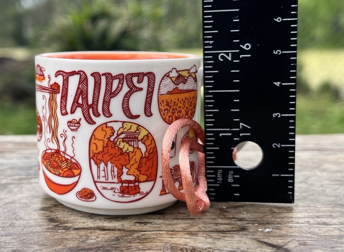NEW Starbucks TAIPEI Been There Series Ornament Mug 2oz