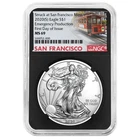 2020 (S) $1 1-oz American Silver Eagle NGC MS69 Emergency Production FDI