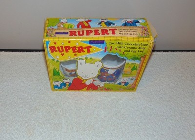 Vintage Rupert Eierbecher & Becher Sammlerstück 1993 Neu in Box