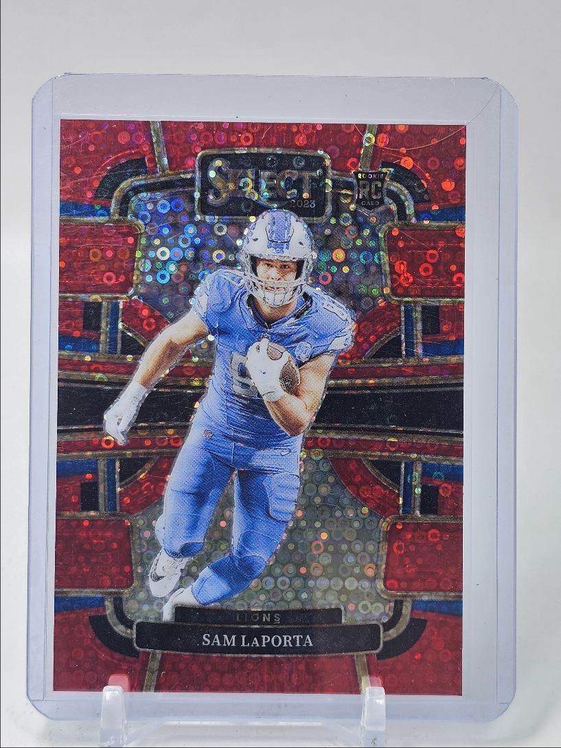 SAM LAPORTA 2023 SELECT CONCOURSE ROOKIE RED DISCO PRIZM RC /49 Q5690