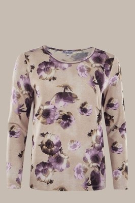 Damen Shirt mit Alloverprint Hajo Mode