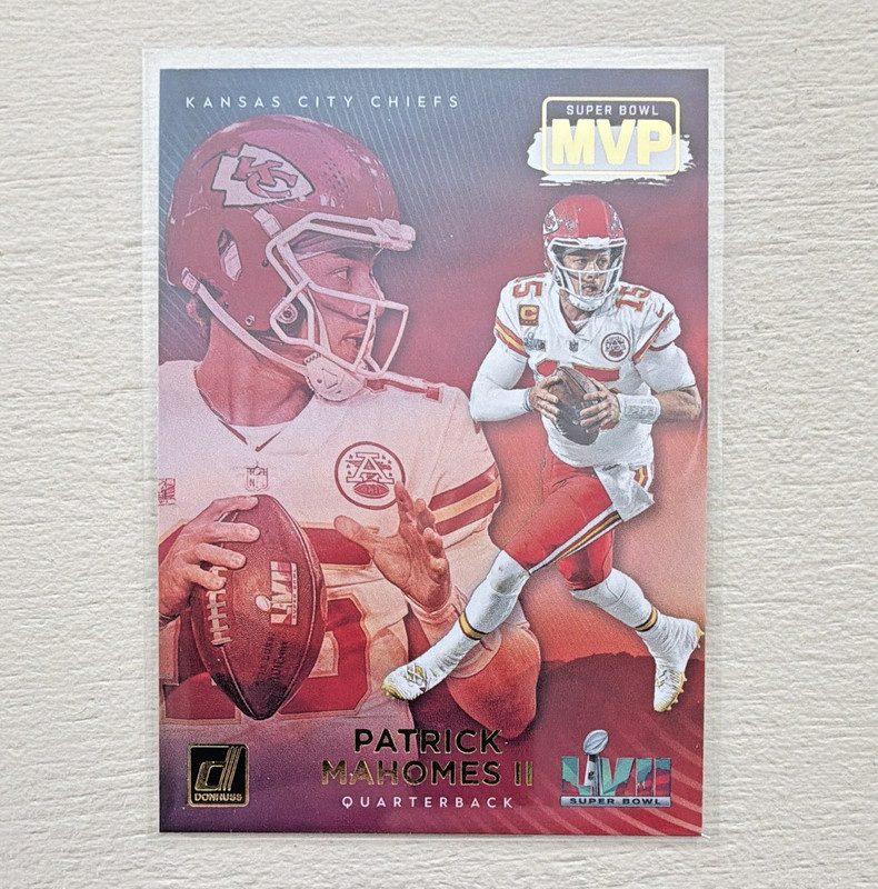 Panini 2023 Donruss Football Super Bowl MVP Patrick Mahomes II Chiefs #1