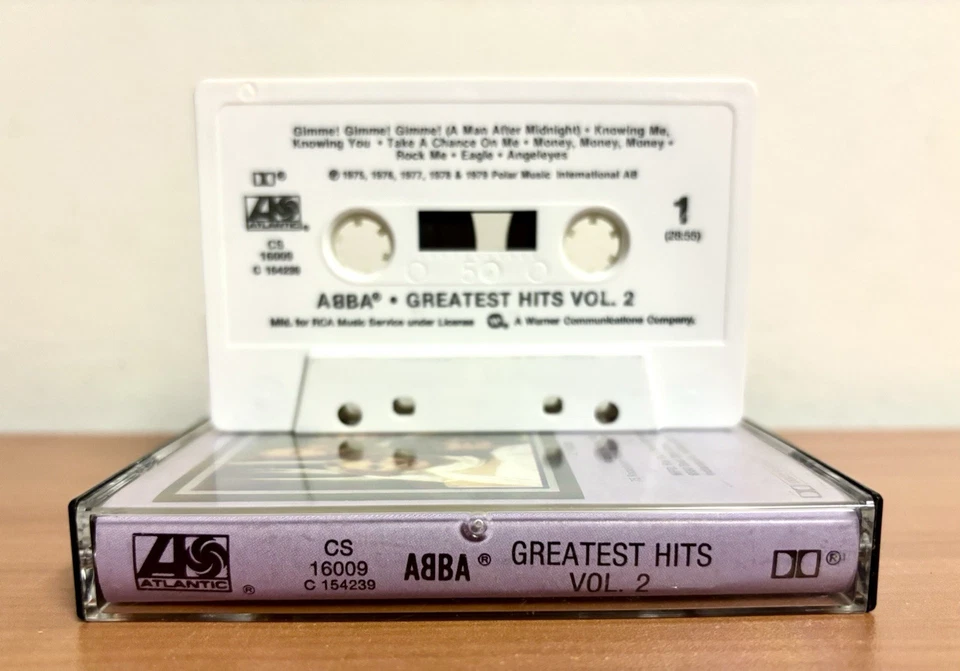 RARE! ABBA Greatest Hits Volume 2 1979 US Cassette Tape “Dancing Queen” - Image 3 of 4