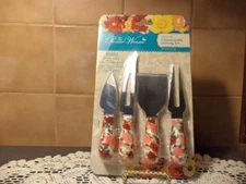 The Pioneer Woman Cheese Knife Serving Set-Cheerful Rose-NEW