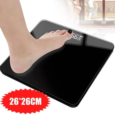 MARKENLOS Personenwaage Digital Körperfettwaage LCD Anzeige Waage Kompakt 180 kg Neu TOP