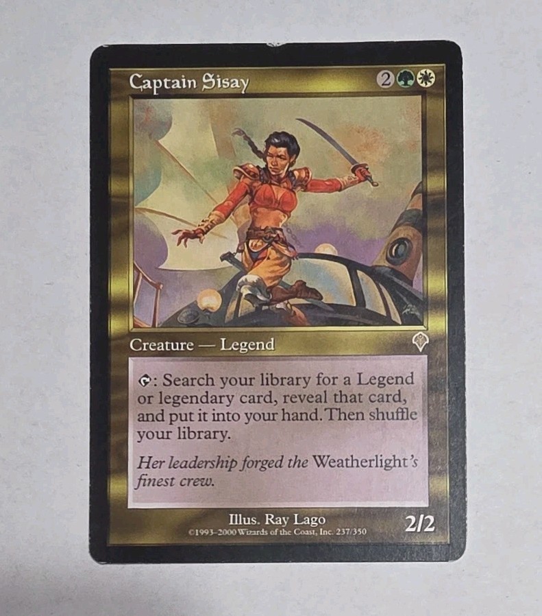 Captain Sisay - Invasion (Magic The Gathering Card) MP