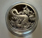 1-1oz  2018 Welcome To Silverbug Island Leviathan Round .999 Fine Silver  Proof