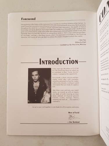Sheet Music Book - Joe Satriani Guitar Secrets 41 Private Lessons 1993 - Picture 4 of 5