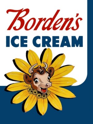 Borden's Ice Cream w/ Elsie the Cow NEW Sign 18