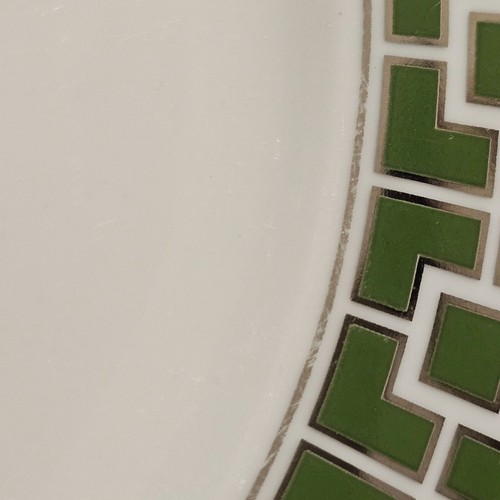 8 Jonathan Adler Nixon Dinnerware Green Dessert Salad Side Plates FLAWS - Picture 5 of 9