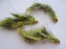 3 EA D18-2 CONE HEAD  ZONKER'S FLASH'S (COLOR/SIZES), STREAMERS