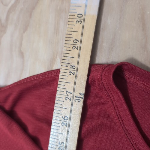 Mountain Hardwear Tech Performance Shirt Mens L Dark Orange Athletic Stretch Run - Picture 3 of 7