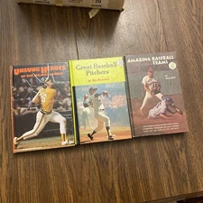 3 Vintage MLB Books Unsung Heroes Amazing Teams Great Pitchers Baseball