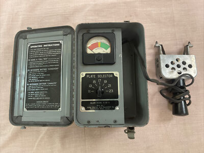 Vintage ALLEN  E-51-X Battery Tester-Cell Test, Condition, Capacity *Made In USA