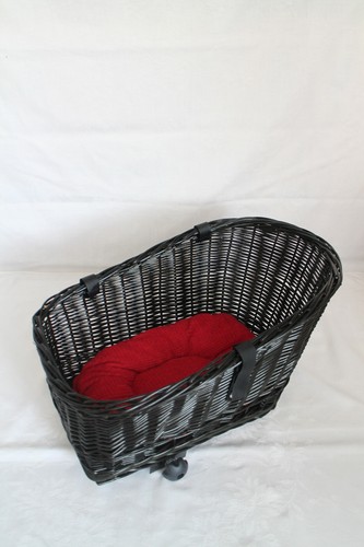 Hundefahrradkorb für Gepäckträger XXL XL Hundekorb Weide Weidenkorb Fahrradkorb - 第 62/85 張圖片
