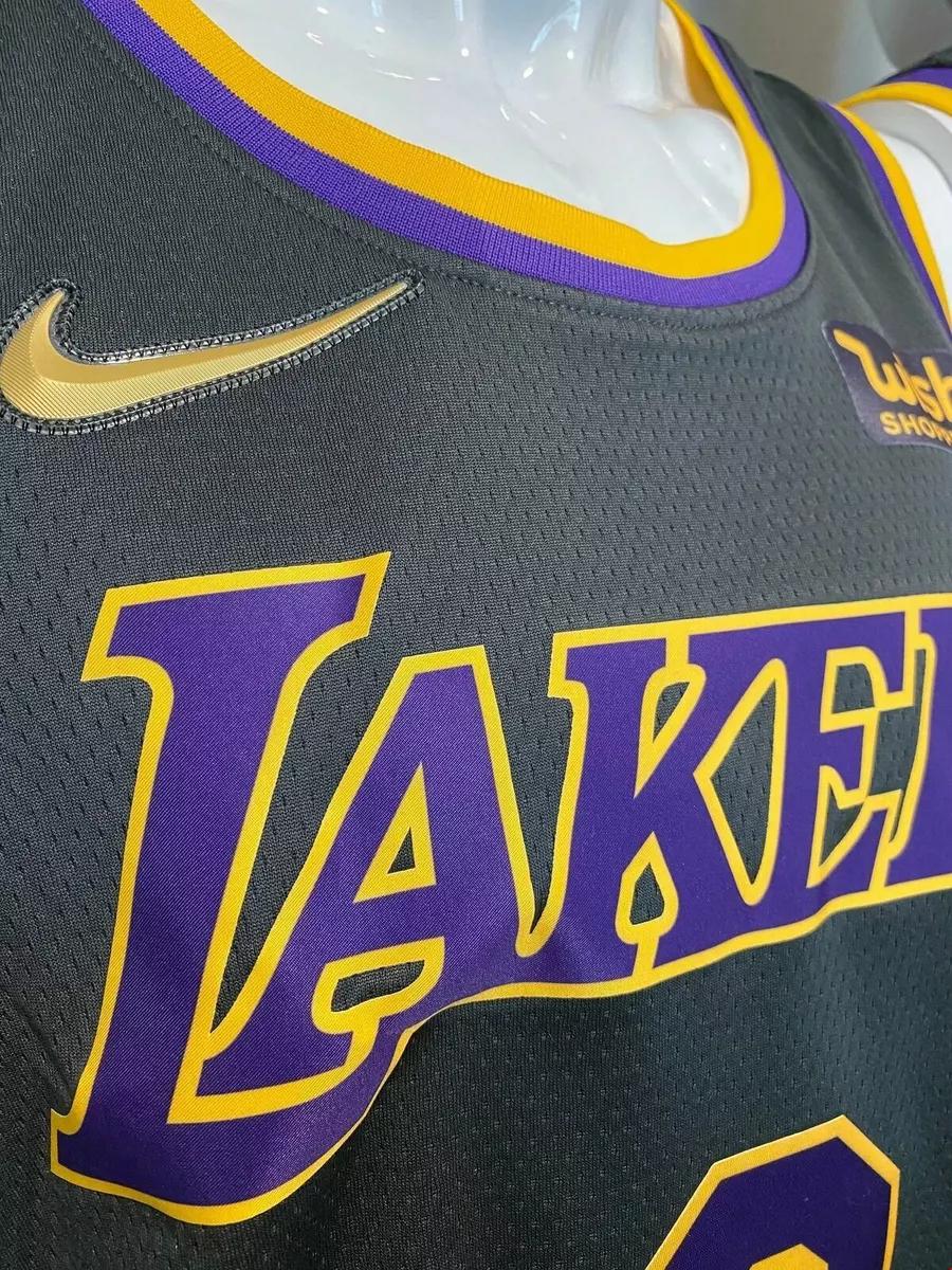 NBA Los Angeles Lakers #24 Kobe Bryant Black Mamba Mens Jersey Size 48