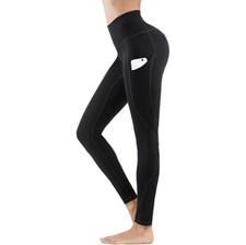 Black leggings with pockets Medium Size