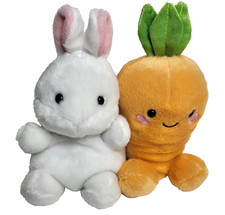 Palm Pals Cottontail Bunny Cheerful Carrot Stuffed Animal Plush Aurora