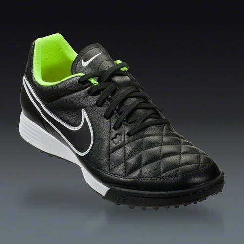 NIKE SCARPE CALCETTO TIEMPO GENIO LEATHER NERA NUMERO 39 | eBay