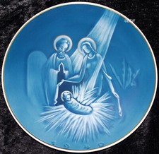 1949 ROSENTHAL WEIHNACHTSTELLER "HEILIGE FAMILIE / PROF. KARL" 1. WAHL