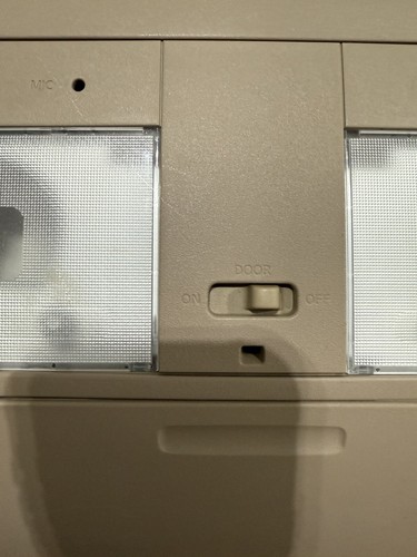 05-08 Nissan Maxima Overhead Console Dome Light Mic Storage Sunroof Beige OEM - Picture 5 of 7