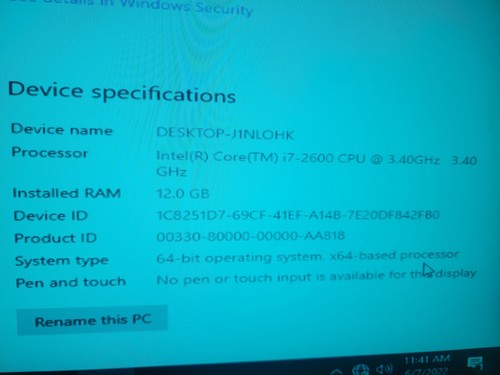 HP Z210 CMT Workstation i7 2600 3.4GHz 12GB RAM 1TB HDD - Picture 4 of 7