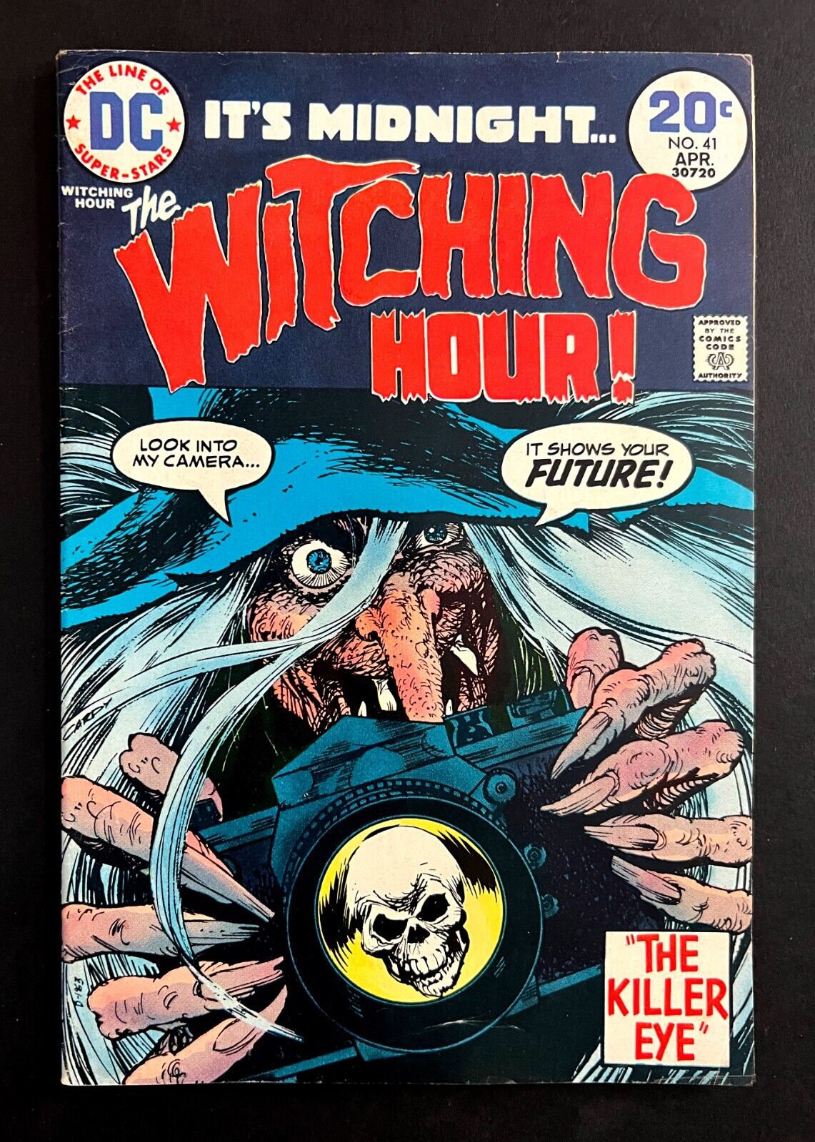 THE WITCHING HOUR #41 Witch Cover By Nick Cardy Horror Comic Nice Copy DC 1974