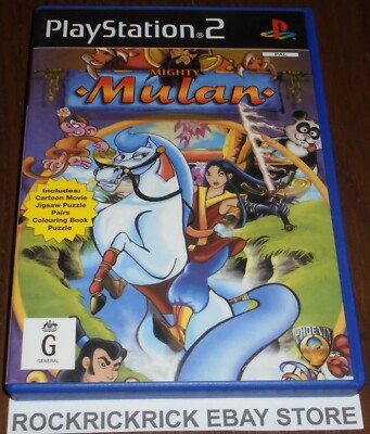 Mighty Mulan Jeu PlayStation 2 SANS Notice Bon État