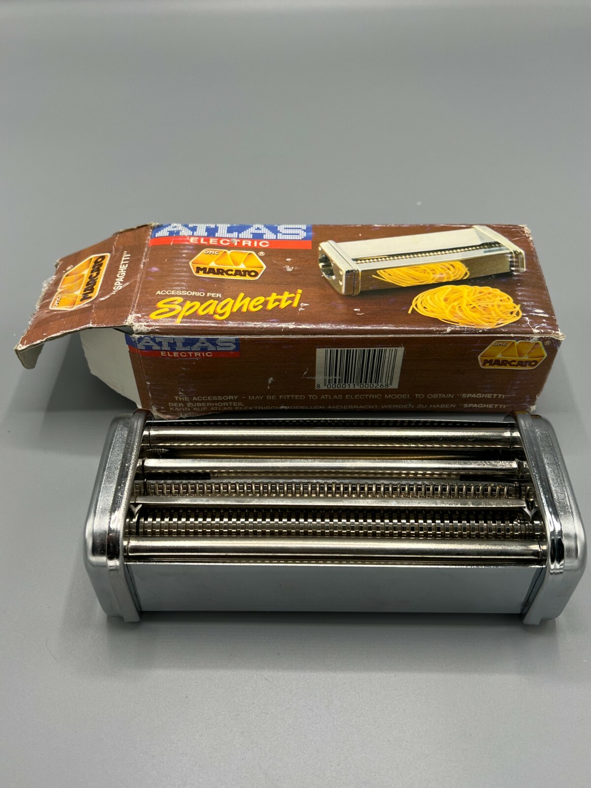 VTG NOS Marcato Atlas 150 Electric Pasta Machine Spaghetti A