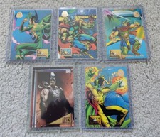 LOTE THOR + VILLANOS (5): UNIVERSO MARVEL 1994 + ¡¡INSERTO ARES!!!